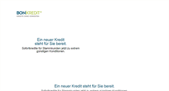 Desktop Screenshot of bonkredit.de